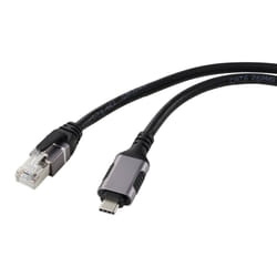 Renkforce RF-6055780 changeur de genre de câble USB-C RJ45 Noir