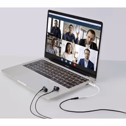 Renkforce RF-6056890 changeur de genre de câble USB-C 3,5 mm Blanc