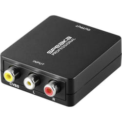 Av Convertisseur [Cinch-RCA - hdmi] 1920 x 1080 Pixel - Speaka Professional