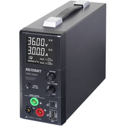 Voltcraft - Alimentation de laboratoire réglable TOPS-3363N 0.8 - 36 v/dc 0.1 - 3 a 100 w sans ventilateur Nbr. de sorties 3 x V604963