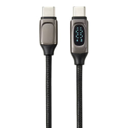 Renkforce RF-6249318 câble USB USB 2.0 1 m USB C Noir, Métallique