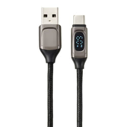 Renkforce RF-6249500 câble USB USB 2.0 0,5 m USB A USB C Noir, Métallique