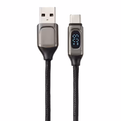 Renkforce RF-6249616, 1 m, USB A, USB C, USB 2.0, 0,48 Gbit/s, Noir, Métallique