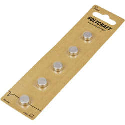 Pile bouton lr 44 1.5 v 5 pc(s) 100 mAh alcaline(s) VC-16108015 A598723 - Voltcraft