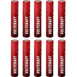 Voltcraft - VC-16108025 Pile LR61 (aaaa) LR61 (aaaa) alcaline(s) 1.5 v 500 mAh 10 pc(s)