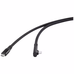 Renkforce RF-6438138, 1 m, USB C, USB C, USB4 Gen 2x2, 40 Gbit/s, Noir
