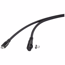 Renkforce RF-6438138 câble USB USB4 Gen 2x2 1 m USB C Noir