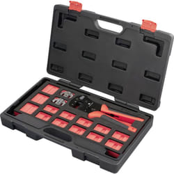 Toolcraft - TO-9660081 Set d'outils de sertissage assortiment à sertir avec coffret inclus