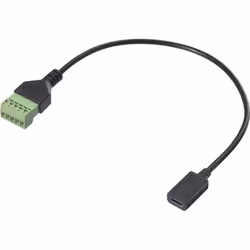 Informations techniques AWG : 26-20 Couleur : noir Domaines d'application : adaptateur USB Forme de câble : rond Longueur de  ...