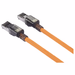 Renkforce RF-6609646 câble de réseau Orange 0,5 m Cat6a S/FTP (S-STP)