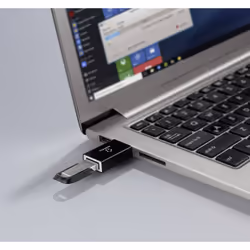 Renkforce RF-6615902 changeur de genre de câble USB-A Noir