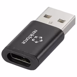 Renkforce RF-6615904 changeur de genre de câble USB-A USB-C Noir