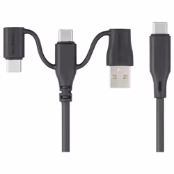 Renkforce RF-6615908 câble USB USB 2.0 1,5 m USB C Noir