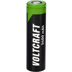 Voltcraft - VC-18650 Pile rechargeable spéciale 18650 flat-top lithium 3.6 v 3400 mAh