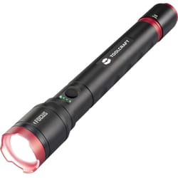 Toolcraft - Lampe portative réglable, taille du point réglable, avec mode stroboscope, avec interface usb batteries Li-io