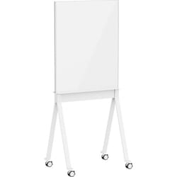 Tableau magnétique en verre SP-SMW-001 (l x h) 760 mm x 959 mm blanc aimants inclus pied à quatre b - Speaka Professional