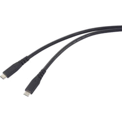 Renkforce RF-6662040 câble USB USB4 Gen 2x2 1 m USB C Noir