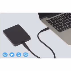 Renkforce RF-6662040 câble USB USB4 Gen 2x2 1 m USB C Noir - Vue supplémentaire 5