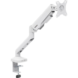 Speaka Professional - SP-MM-1030 simple Support de table pour écran 43,2 cm (17') - 101,6 cm (40') blanc réglable en hauteur, inclinable + pivotant