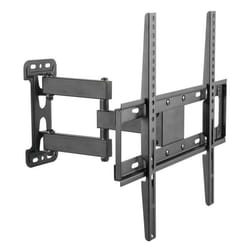 Support TV mural RICOO S7644 - Inclinable - 30 kg - Noir - Métal
