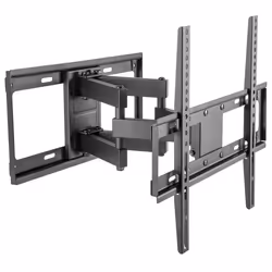 Support TV mural RICOO S7844 - Inclinable - Noir - 30 kg - 32-60