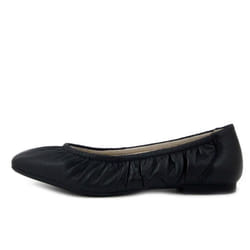 Ballerines pour femme en cuir souple noir - Tamaris - Talon plat et semelle anti-glisse