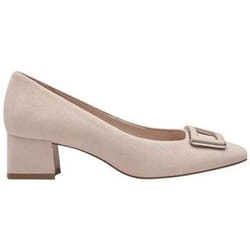 Ballerine à Talon Cuir Tamaris - Beige