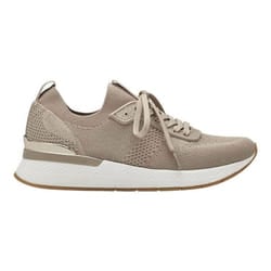Sneaker à lacets - TAMARIS - Textile Beige - Semelle Amovible - Femme
