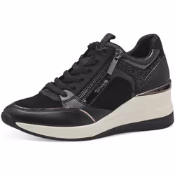 Basket Compensé Cuir Tamaris