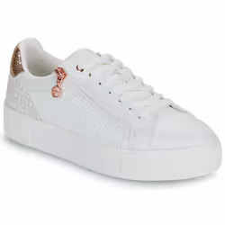 Baskets Femme Tamaris - Blanc - Synthétique - Compensé - Zip