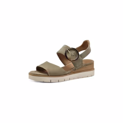 Sandales - TAMARIS - 28206-42 Vert - Talon compensé - Bout ouvert