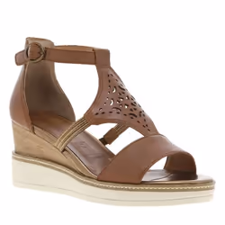 Sandales Femme - TAMARIS - Marron Cognac - Cuir - Bride