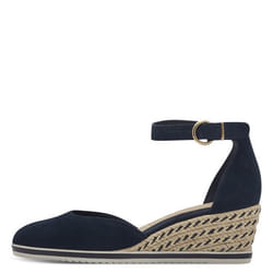 Espadrilles compensées - TAMARIS - Bleu - Femme - Daim