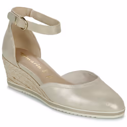 Sandales Femme - TAMARIS - 22309-42 Beige - Talon compensé - Cuir