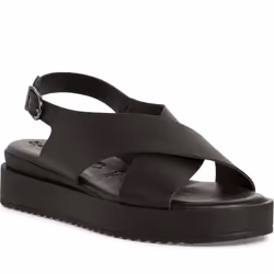 Sandales Tamaris 1-28231-42 001 Noir Femme - Boucle de serrage - Talon plat - Cuir