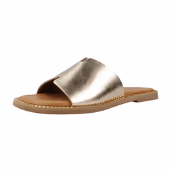 Baskets TAMARIS - Femme - Gris - Cuir - Platine