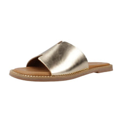 Baskets TAMARIS - Femme - Gris - Cuir - Platine