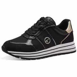 Baskets - TAMARIS - 1-23727-42/048 - Noir - Synthétique - Talon compensé 4 cm