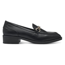 Mocassins Femme - TAMARIS 2430141 - Cuir Noir - Talon plat 3cm - Bout rond