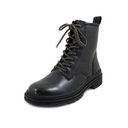 Bottine femme - Tamaris - Noir - Lacets deux couleurs - Semelle amovible - Talon 3cm