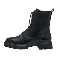 Bottines Femme - Tamaris - Noir - Cuir - Fermeture à glissière - Talon bloc 45mm