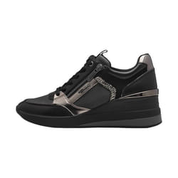 Basket Compensé Cuir Tamaris - Anthracite