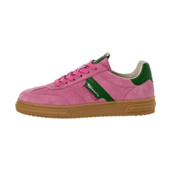 Basket Basse Cuir Tamaris - Rose