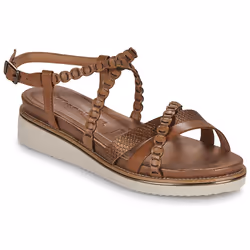 Sandale Plate Cuir Tamaris