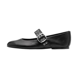 Ballerine à Bride - Tamaris - Noir - Dessus Synthétique - Confort Exceptionnel - Talon Plat