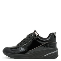 Chaussures Femme - Basket - TAMARIS - Simili Cuir Verni - Noir