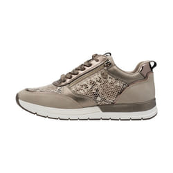 Basket Basse à Lacets Tamaris Essentials - Taupe Serpent