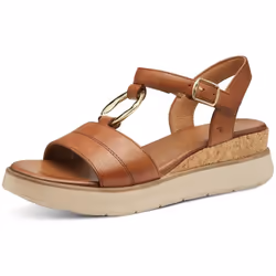 Sandales Compensé Cuir Tamaris