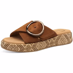 Sandales Plates Cuir Tamaris