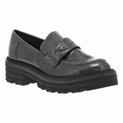 Mocassins Femme - Marco Tozzi - Talon Compensé Bas - Gris Vernis